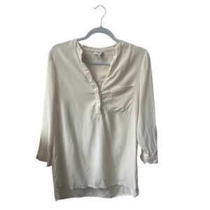 5 for $30 Joie V-Neck Blouse Cream Women’s Size Small Silk Excellent Condition